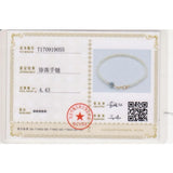 Freshwater Pearl Aurora Labradorite 6mm Bracelet 925 Sterling Silver Plated