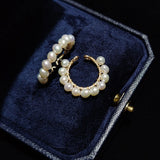 Lii Ji Freshwater Pearl Ear Clip 14K Filled Jewelry Real Pearl For Women