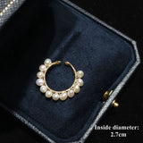 Lii Ji Freshwater Pearl Ear Clip 14K Filled Jewelry Real Pearl For Women