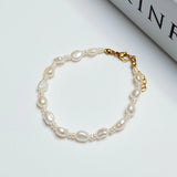 Freshwater Pearl Bracelet Beaded Jewelry for Women Gift