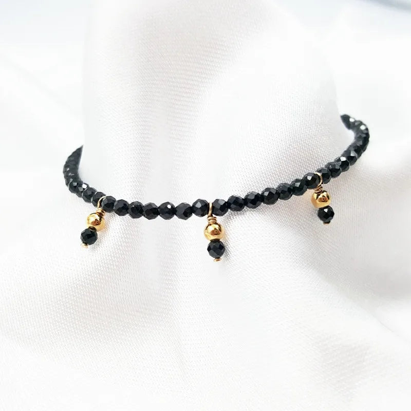 Natural Spinel Bracelet 925 Silver Plated Jewelry for Women