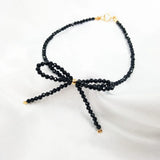 Spinel Bowknot 925 Silver Bracelet