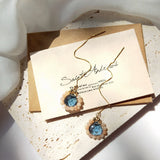 Sunstone Grey Quartz Silver Earrings Women Gift