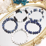 Howlite Agate Sodalite Lapis Lazuli Stone Bracelet For Men
