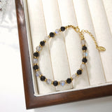 Labradorite Spinel Bracelet Natural Stone Male Female Jewelry Gift