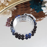 Lapis Lazuli Sodalite Agate Bracelet 8mm For Men