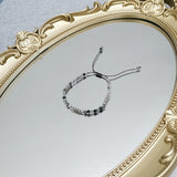 Unisex Tourmaline Quartz Sterling Silver Bracelet 14-22cm