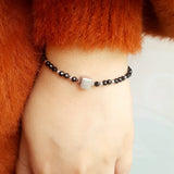 Spinel Hematite 925 Silver Platinum Bracelet