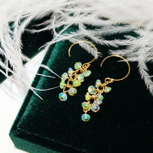 Ethiopia Opal 14K Filled Earrings Real Opal Jewelry