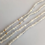 Labradorite Moonstone Agate Tassel Necklace