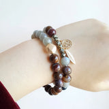 Labradorite Pietersite S925 18K Plated Charm Bracelet Delicate Jewelry
