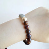 Labradorite Pietersite S925 18K Plated Charm Bracelet Delicate Jewelry