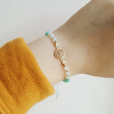 Moonstone Amazonite 925 Sterling Silver Plated Longevity Charm Jewelry