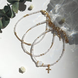Rose Quartz 14K Filled Bracelet Jewelry For Women Girls