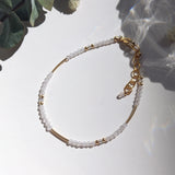 Rose Quartz 14K Filled Bracelet Jewelry For Women Girls
