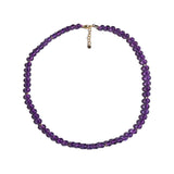 Natural Stone 6mm/8mm 14K Filled Necklace Amethyst Rose Quartz Labradorite