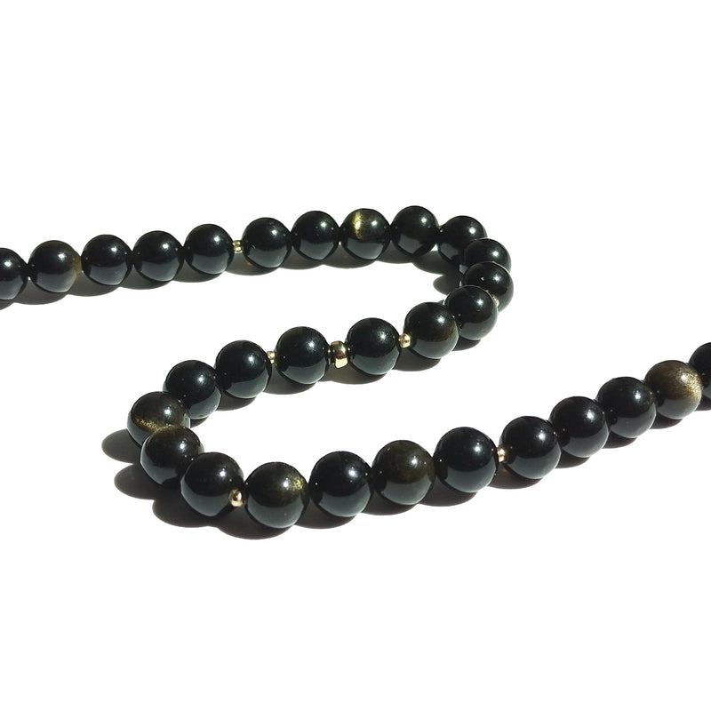 Natural Stone 6mm/8mm 14K Filled Necklace Amethyst Rose Quartz Labradorite