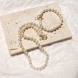 Baroque Pearl Choker Necklace 925 Sterling Silver Boho Collier Women Jewelry
