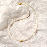 Freshwater Pearl 925 Silver Cube Choker Necklace