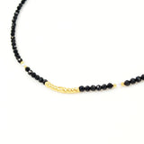 Gemstone Choker Necklace Ruby Spinel Crystal 14K Filled Women Jewelry