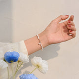 Real Pearl Bracelet High Luster 14K Filled Women Bracelet Wedding Jewelry