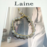 Real Stone Boho Bracelet Labradorite Crystal Quartz 18-19cm