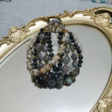 Stone Labradorite Dalmatians Hematite Bracelet