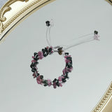 Stone Tourmaline Pink Bracelet Friendship Bracelet Women's Jewelry