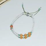 Stone Bracelet Agate Carnelian Hematite Friendship Bracelet Women Jewelry