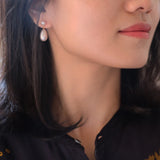 Freshwater Pearl Stud Earrings 925 Sterling Silver Pearl Jewelry