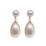 Freshwater Pearl Stud Earrings 925 Sterling Silver Pearl Jewelry