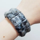 Gray Labradorite Stone Bracelet for Women Gift