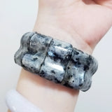 Gray Labradorite Stone Bracelet for Women Gift