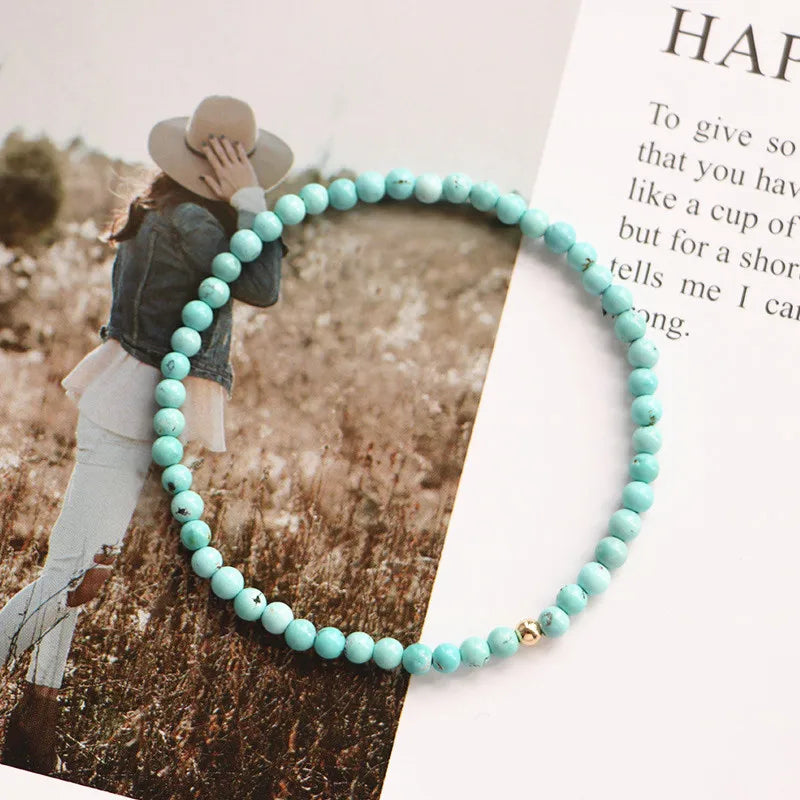Turquoise 925 Silver Bracelet for Negativity