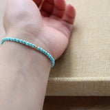 Turquoise 925 Silver Bracelet for Negativity
