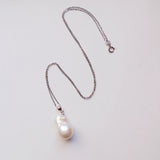 Turquoise Baroque Pearl Choker Necklace 925 Sterling Silver Women Jewelry