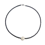 Turquoise Baroque Pearl Choker Necklace 925 Sterling Silver Women Jewelry