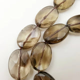 Smoky Quartz Oval Faceted Beads 8x10mm-15x20mm DIY Jewelry