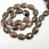 Smoky Quartz Oval Faceted Beads 8x10mm-15x20mm DIY Jewelry