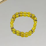 Yellow Jade Hematite Women Bracelet