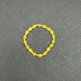 Yellow Jade Hematite Women Bracelet