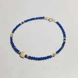 LiiJi 925 Silver Labradorite Bracelet for Men Women