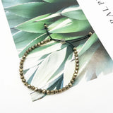 Natural Healing Stone Pyrite Labradorite Jewelry Set