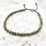 Natural Healing Stone Pyrite Labradorite Jewelry Set
