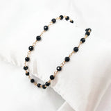LiiJi Real Spinel Bracelet 925 Sterling Silver Shining Yoga Healing Bracelet