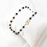 LiiJi Real Spinel Bracelet 925 Sterling Silver Shining Yoga Healing Bracelet