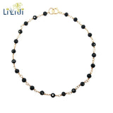 LiiJi Real Spinel Bracelet 925 Sterling Silver Shining Yoga Healing Bracelet