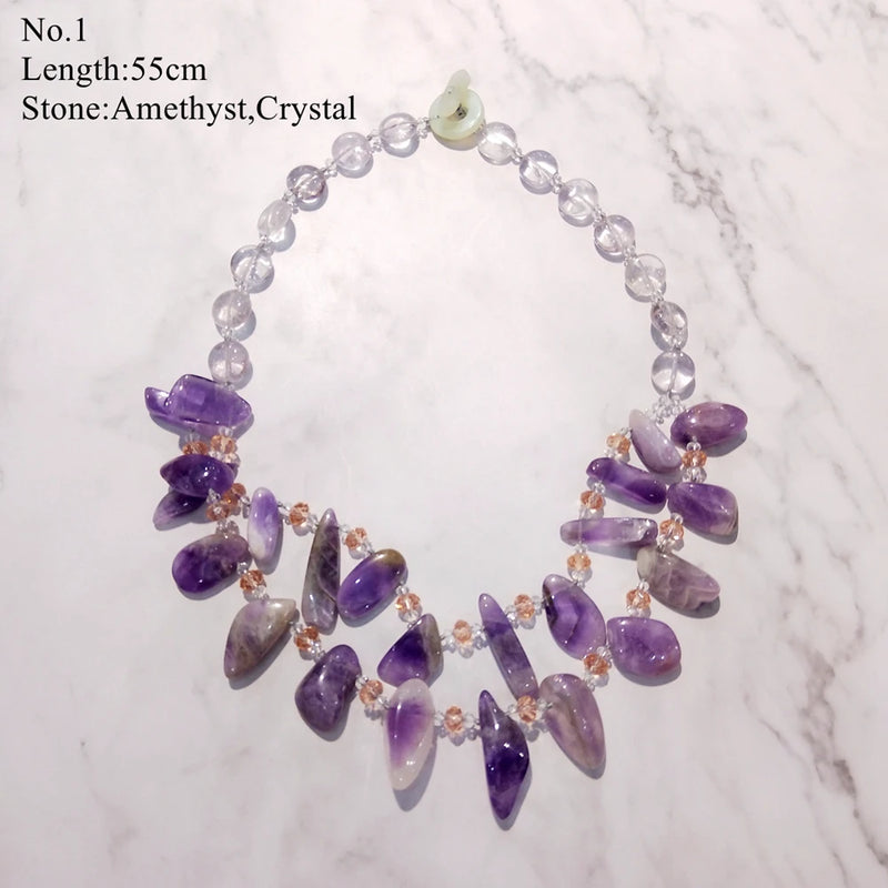 LiiJi Amethyst Quartz Necklace Stocksale Jewelry for Women