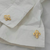 Lily Cufflinks Stainless Steel Men Shirts Jewelry
