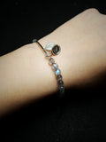 925 Silver Labradorite Pearl Bracelet Healing Aid Digestion